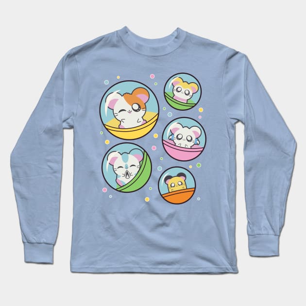 Ham Gashapon Long Sleeve T-Shirt by Domichan